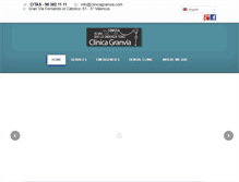 Tablet Screenshot of clinicagranvia.com